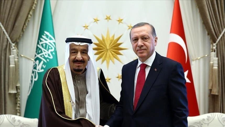 وكالة الأنباء السعودية  :الرئيس أردوغان يهنئ العاهل السعودي بحلول رمضان