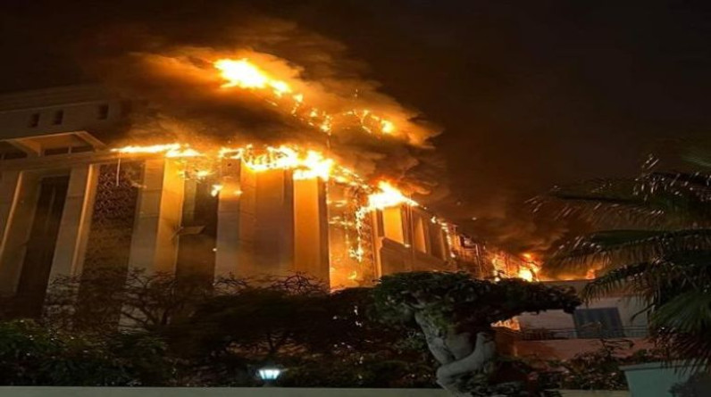حريق مديرية أمن الإسماعيلية بمصر.. أنباء عن 21 إصابة وتدخل الجيش