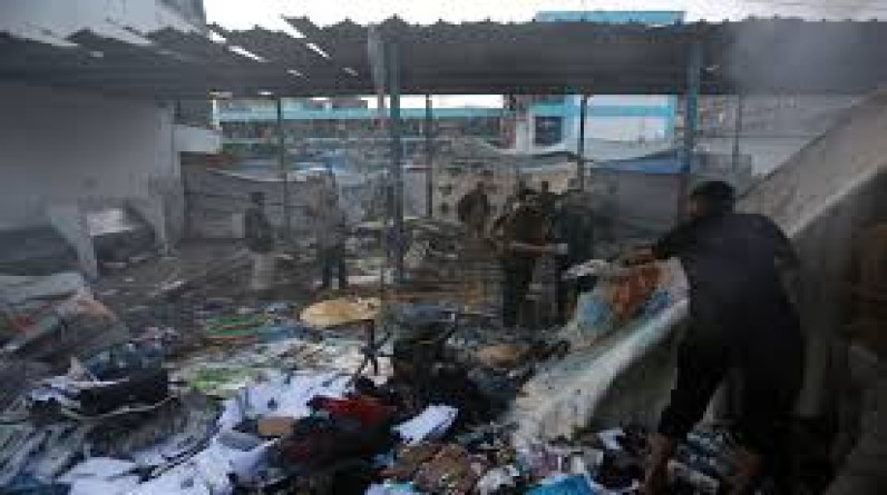 مجزرة جديدة..45 شهيدا على الأقل في قصف مدرسة بمخيم النصيرات