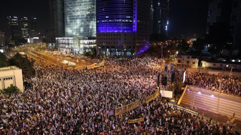 للأسبوع الـ21.. عشرات آلاف الإسرائيليين يتظاهرون ضد حكومة نتنياهو