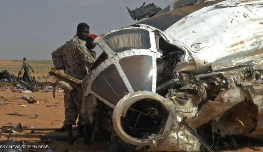 قتلى ومفقودون في تحطم طائرة عسكرية سودانية