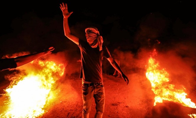 فعاليات "الإرباك الليلي" تعود إلى حدود غزة الليلة "فيديو "