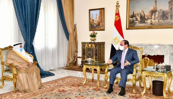 السيسي: دعم أمن واستقرار الكويت من ثوابت السياسة المصرية
