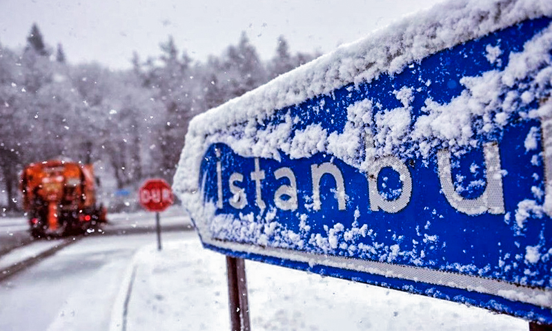 تركيا : الخميس تساقط الثلوج في إسطنبول وفق بيان الأرصاد الجوية