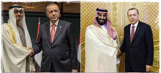 لقاءات قمة.. علاقات تركيا مع دول الخليج ومصر تبدأ بالعودة لسابق عهدها