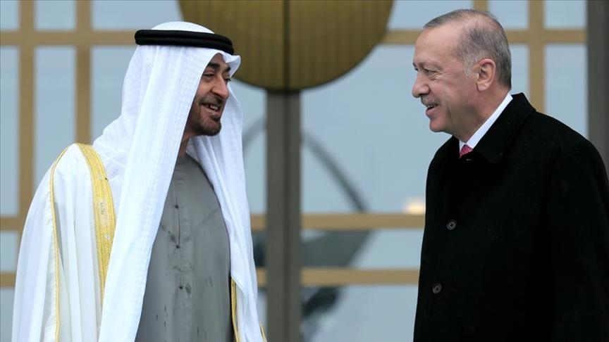 الشيخ محمد بن زايد يرسل برقية شكر للرئيس أردوغان لكرم الضيافة