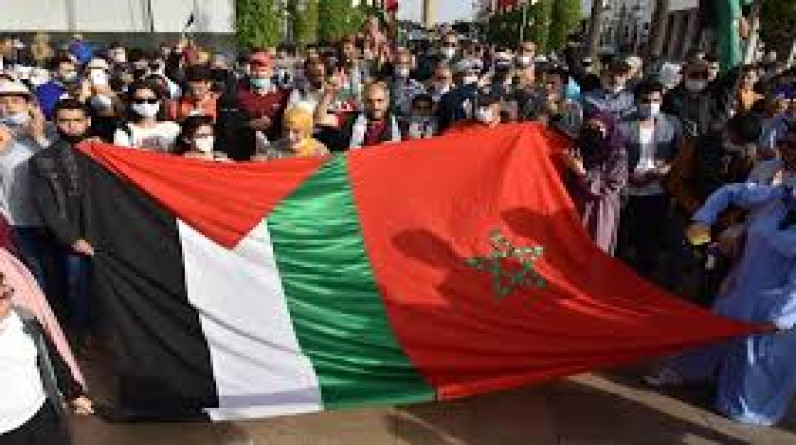 107 مظاهرات تضامنية مع غزة في 54 مدينة مغربية