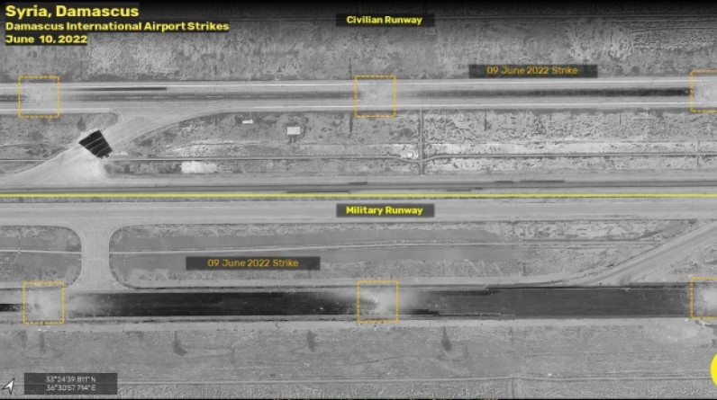 سورية: الضربات الجوية الإسرائيلية عطّلت حركة مطار دمشق الدولي
