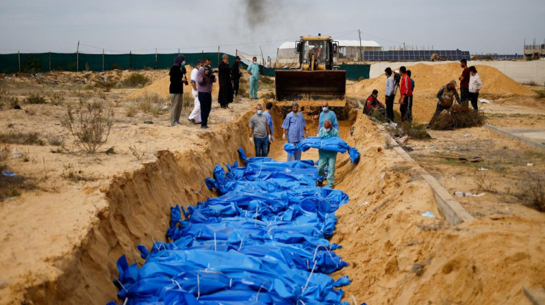 الأمم المتحدة: تدعو لتحقيق موثق حول المقبرة الجماعية في غزة