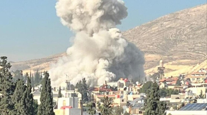 غارة إسرائيلية على محيط بلدة الهبارية جنوبي لبنان