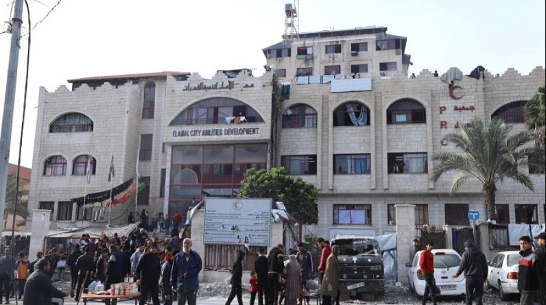 الهلال الأحمر: خروج مستشفى الأمل في خان يونس عن الخدمة