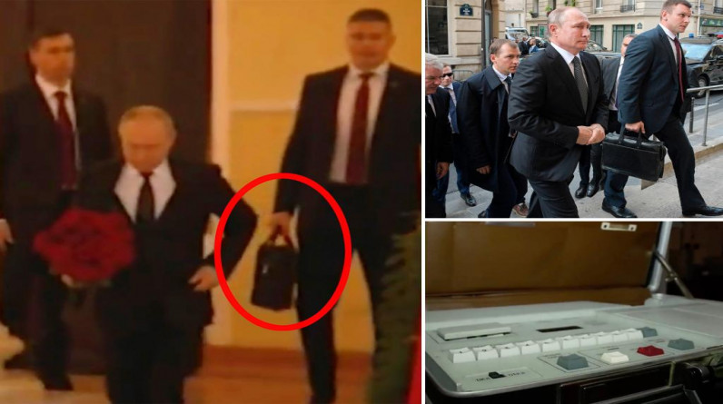 بوتين يصطحب الحقيبة النووية إلى عزاء في كنيسة