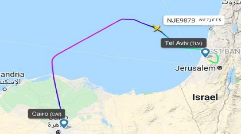 هبوط طائرة خاصة قادمة من مصر في مطار بن غوريون..ويديعوت: هل هي جهود لمنع التصعيد ؟