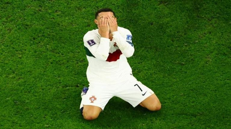 ضحية منتخب المغرب.. كريستيانو رونالدو يودع كأس العالم 2022 بالدموع (فيديو)