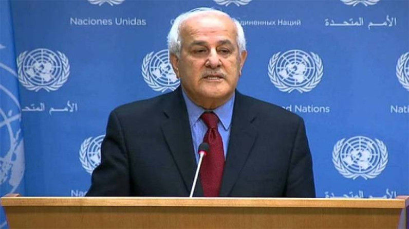 مندوب فلسطين لدى الأمم المتحدة: لا يجب التسامح مع الفظائع التي ترتكبها قوات الاحتلال الإسرائيلي