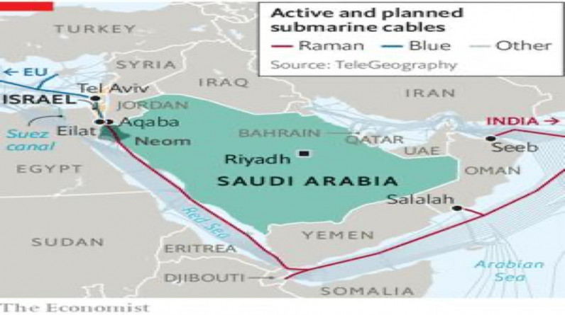 إيكونوميست: خط إنترنت بين السعودية وإسرائيل تمهيدا للتطبيع