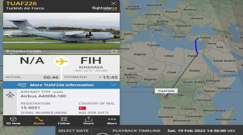 طائرة الرئيس التركي أروغان في أحضان  مصر